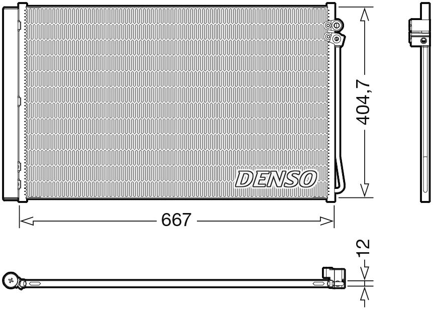 Denso Aircon Condenser DCN17062